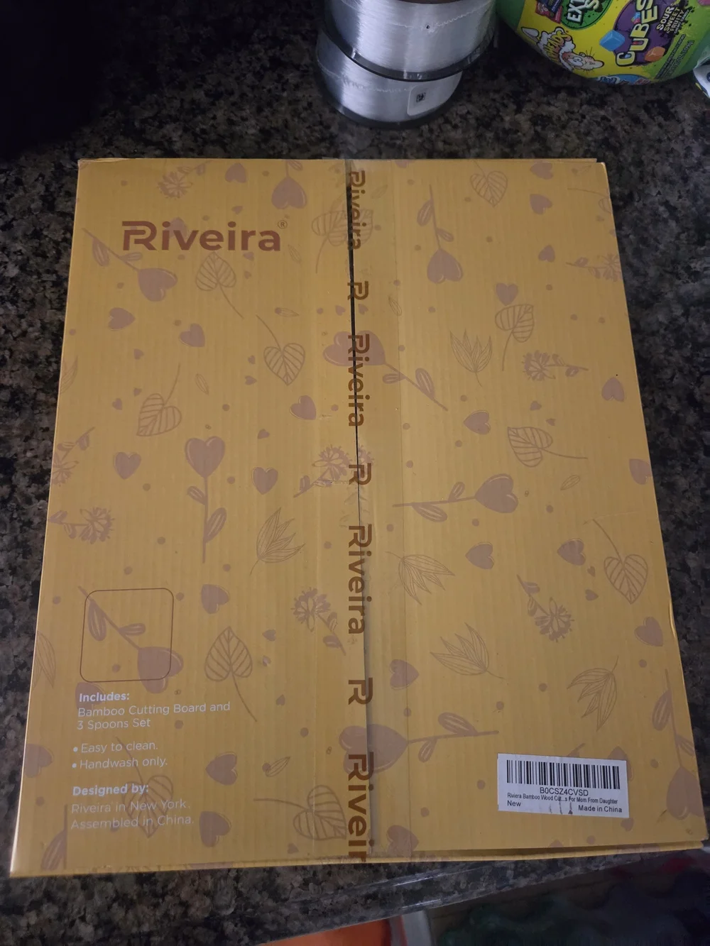 Riveira Bamboo Gift Set - Cutting Board & Spoons